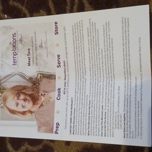 Temptations 4 set Christmas measuring cups Ceramic. NIB